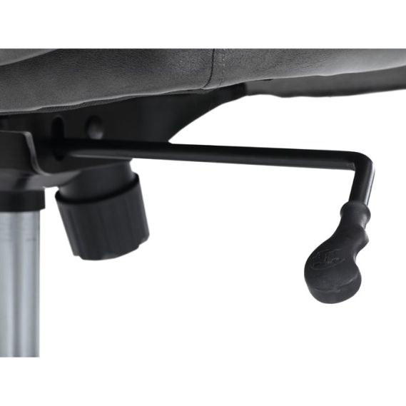 Kancelárske kreslo, hojdací mechanizmus, šedá ekokoža, KA-F1385 GREY