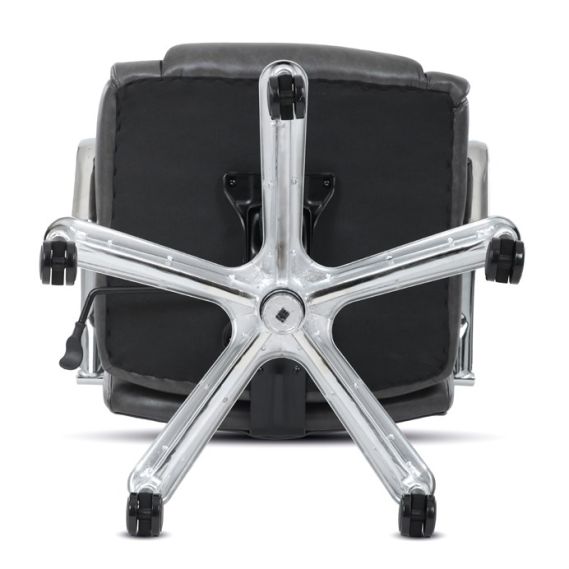 Kancelárske kreslo, hojdací mechanizmus, šedá ekokoža, KA-F1385 GREY