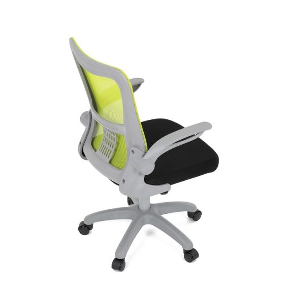 Detská stolička, výškovo nastaviteľná, zelená sieťovina, KA-K2008 GRN