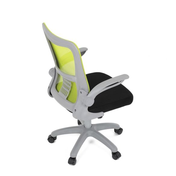 Detská stolička, výškovo nastaviteľná, zelená sieťovina, KA-K2008 GRN