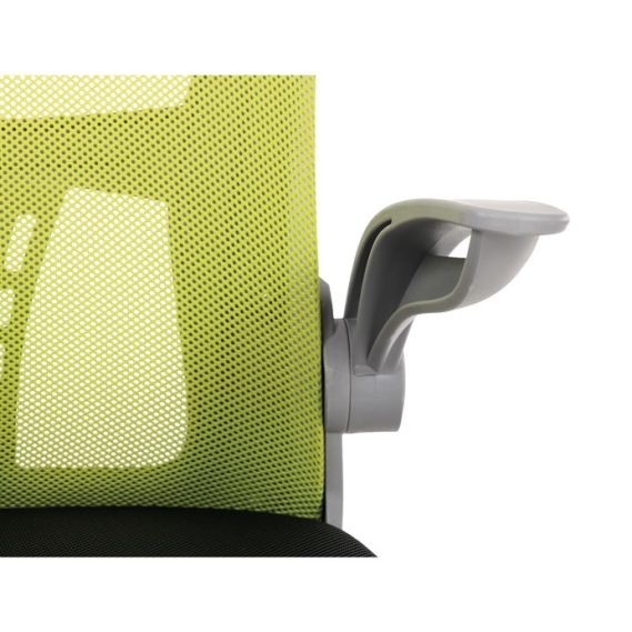 Detská stolička, výškovo nastaviteľná, zelená sieťovina, KA-K2008 GRN