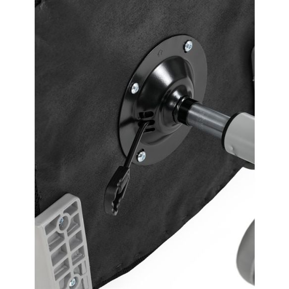 Detská stolička, výškovo nastaviteľná, zelená sieťovina, KA-K2008 GRN