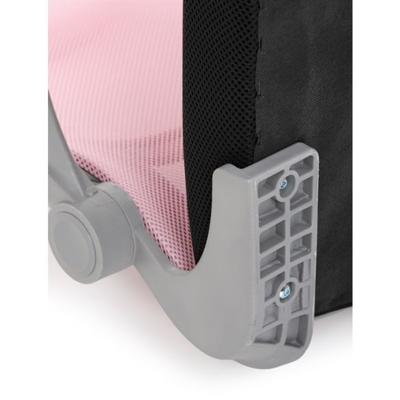 Detská stolička, výškovo nastaviteľná, ružová sieťovina, KA-K2008 PINK