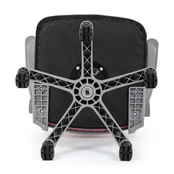 Detská stolička, výškovo nastaviteľná, ružová sieťovina, KA-K2008 PINK