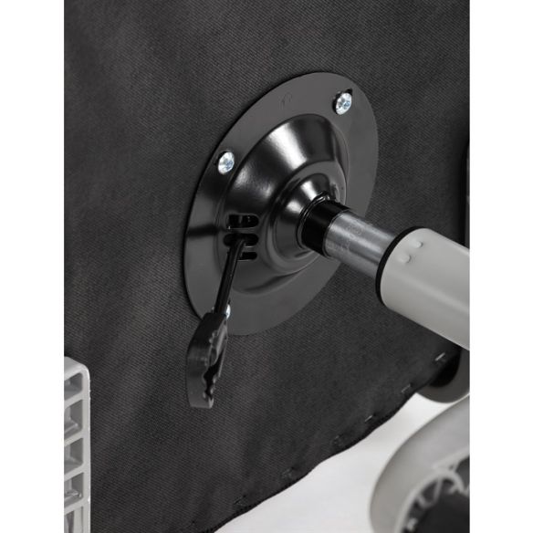 Detská stolička, výškovo nastaviteľná, ružová sieťovina, KA-K2008 PINK