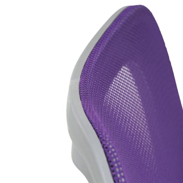 Detská stolička, výškovo nastaviteľná, fialová sieťovina, KA-K2008 PUR