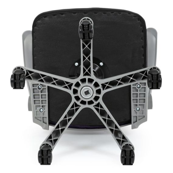 Detská stolička, výškovo nastaviteľná, fialová sieťovina, KA-K2008 PUR