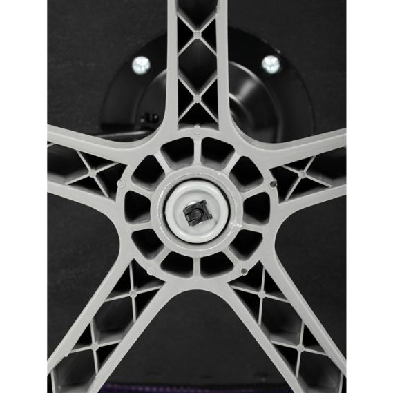 Detská stolička, výškovo nastaviteľná, fialová sieťovina, KA-K2008 PUR