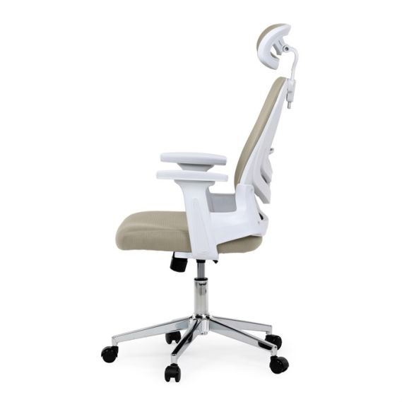 Kancelárska stolička, hojdací mechanizmus, béžová sieťovina, KA-K2031 BGE