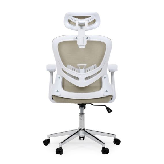 Kancelárska stolička, hojdací mechanizmus, béžová sieťovina, KA-K2031 BGE