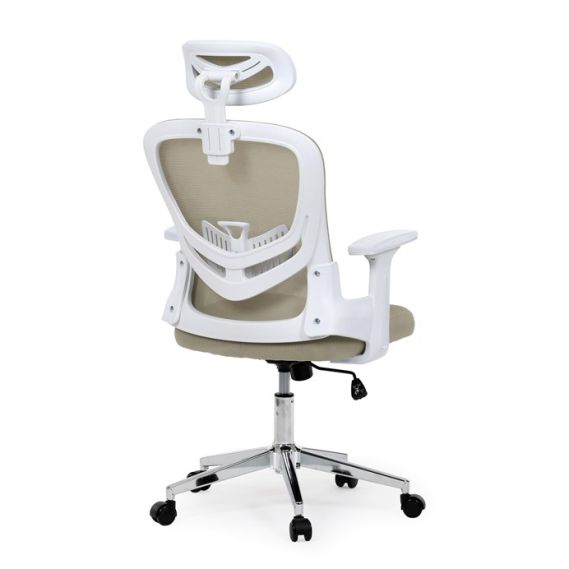 Kancelárska stolička, hojdací mechanizmus, béžová sieťovina, KA-K2031 BGE