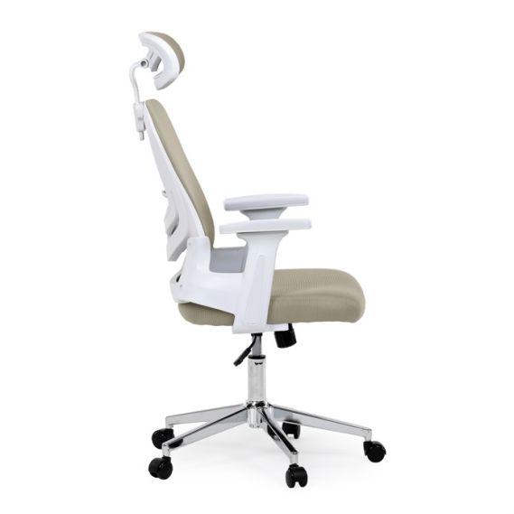 Kancelárska stolička, hojdací mechanizmus, béžová sieťovina, KA-K2031 BGE