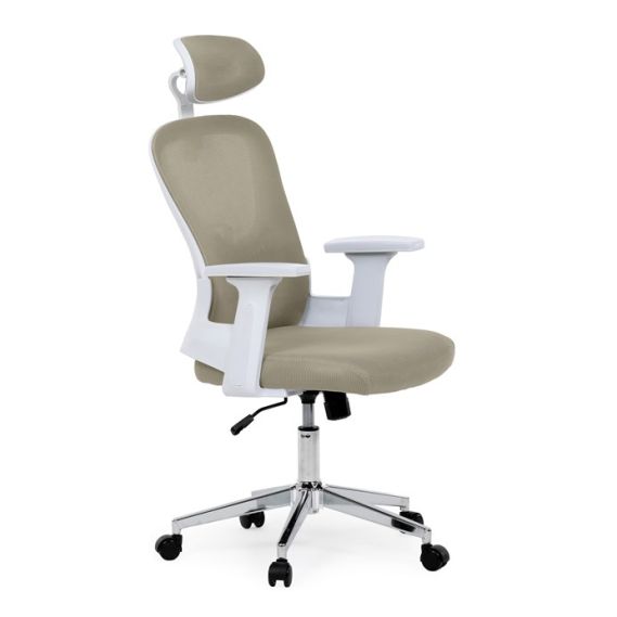 Kancelárska stolička, hojdací mechanizmus, béžová sieťovina, KA-K2031 BGE