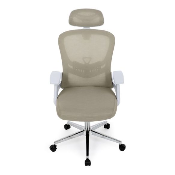 Kancelárska stolička, hojdací mechanizmus, béžová sieťovina, KA-K2031 BGE