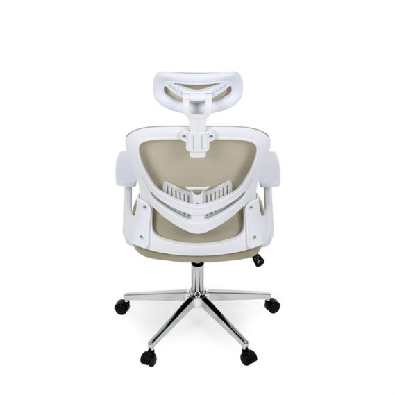 Kancelárska stolička, hojdací mechanizmus, béžová sieťovina, KA-K2031 BGE