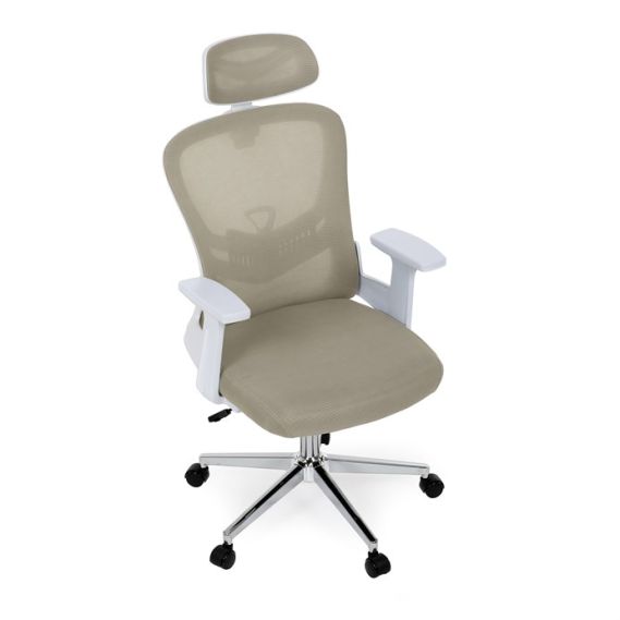 Kancelárska stolička, hojdací mechanizmus, béžová sieťovina, KA-K2031 BGE