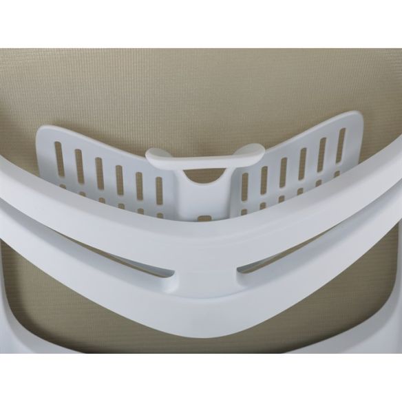 Kancelárska stolička, hojdací mechanizmus, béžová sieťovina, KA-K2031 BGE