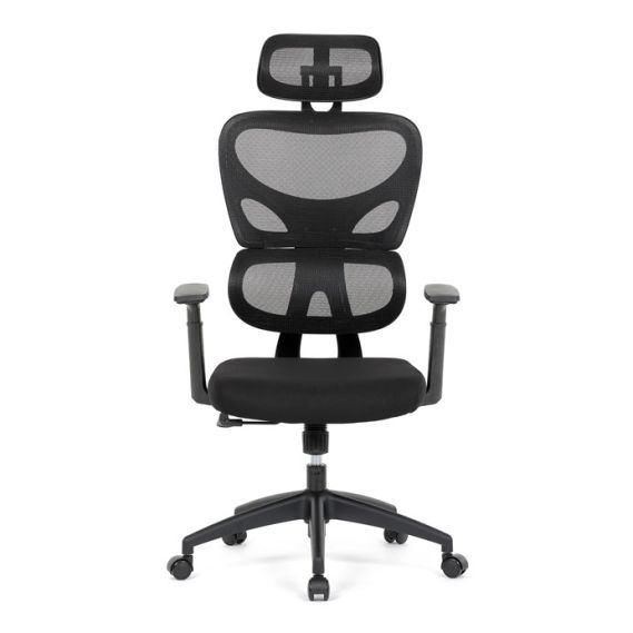 Kancelárska stolička, hojdací mechanizmus, čierna, KA-K2080 BK