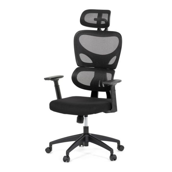 Kancelárska stolička, hojdací mechanizmus, čierna, KA-K2080 BK