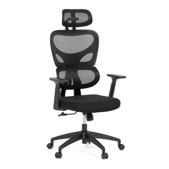 Kancelárska stolička, hojdací mechanizmus, čierna, KA-K2080 BK