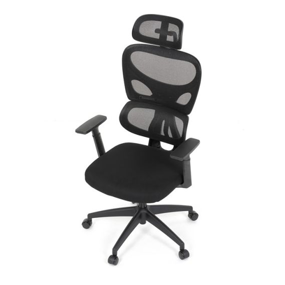 Kancelárska stolička, hojdací mechanizmus, čierna, KA-K2080 BK