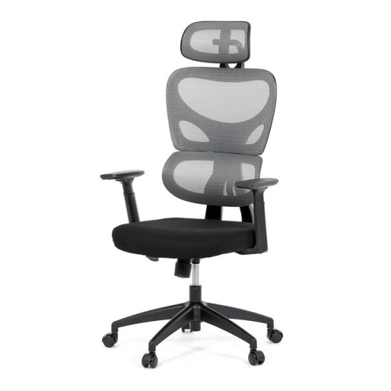 Kancelárska stolička, hojdací mechanizmus, sivá, KA-K2080 GREY