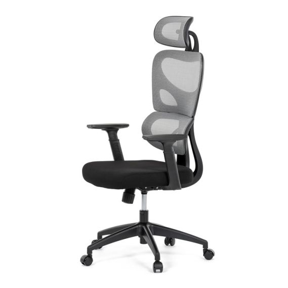 Kancelárska stolička, hojdací mechanizmus, sivá, KA-K2080 GREY