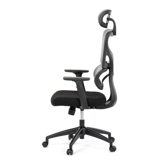 Kancelárska stolička, hojdací mechanizmus, sivá, KA-K2080 GREY