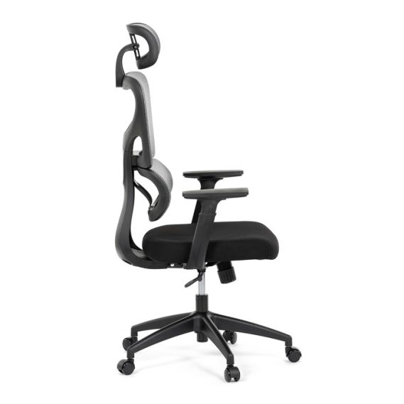 Kancelárska stolička, hojdací mechanizmus, sivá, KA-K2080 GREY