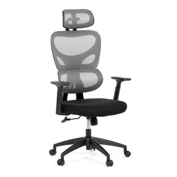 Kancelárska stolička, hojdací mechanizmus, sivá, KA-K2080 GREY