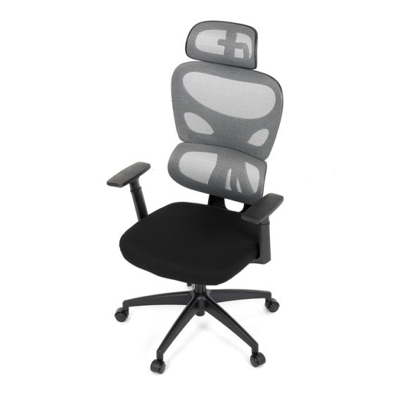 Kancelárska stolička, hojdací mechanizmus, sivá, KA-K2080 GREY