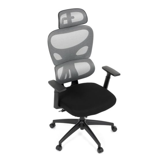 Kancelárska stolička, hojdací mechanizmus, sivá, KA-K2080 GREY