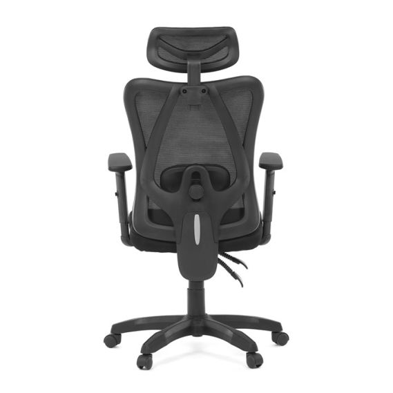 Kancelárska stolička, synchrónny mechanizmus, čierna sieťovina, KA-R215 BK