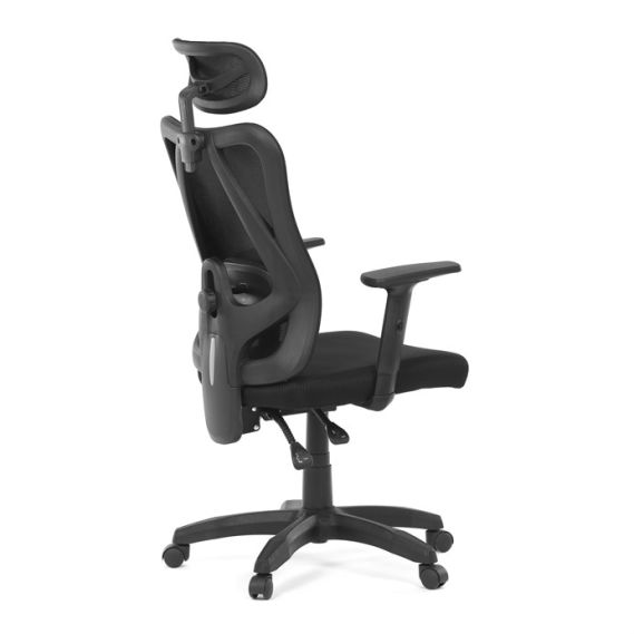 Kancelárska stolička, synchrónny mechanizmus, čierna sieťovina, KA-R215 BK