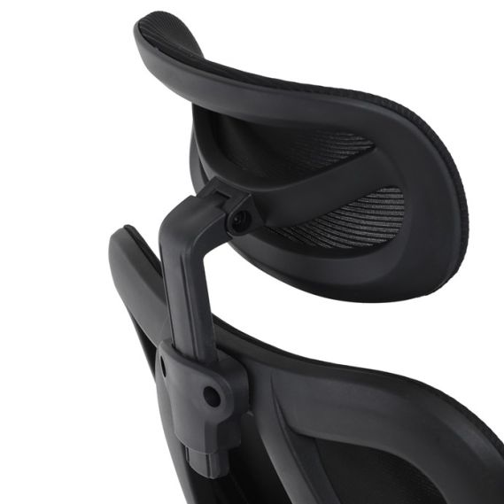 Kancelárska stolička, synchrónny mechanizmus, čierna sieťovina, KA-R215 BK