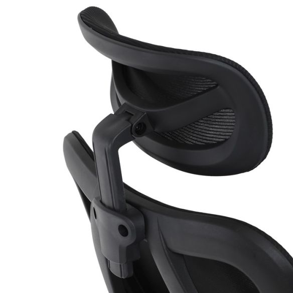 Kancelárska stolička, synchrónny mechanizmus, čierna sieťovina, KA-R215 BK