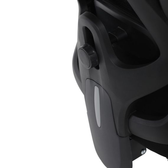 Kancelárska stolička, synchrónny mechanizmus, čierna sieťovina, KA-R215 BK