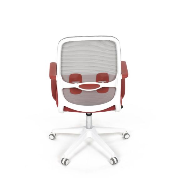 Kancelárska stolička, hojdací mechanizmus, červená látka, KA-S425 RED