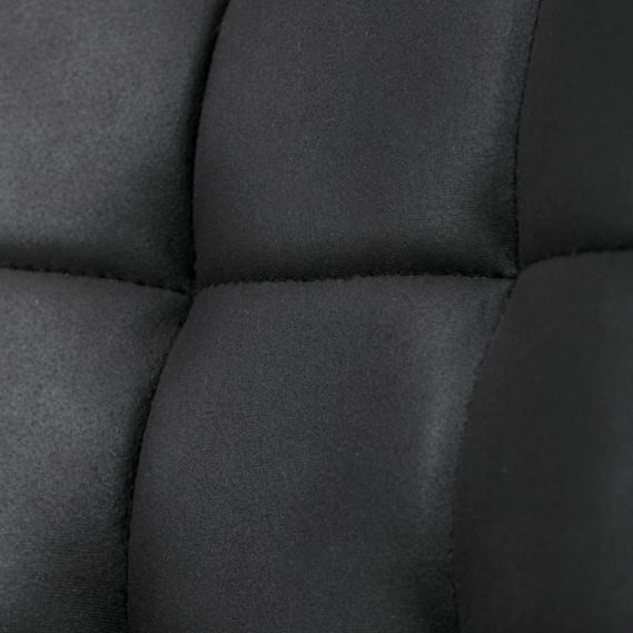 Pracovná stolička, výškovo nastaviteľná, čierna látka, KA-V3120 BK3