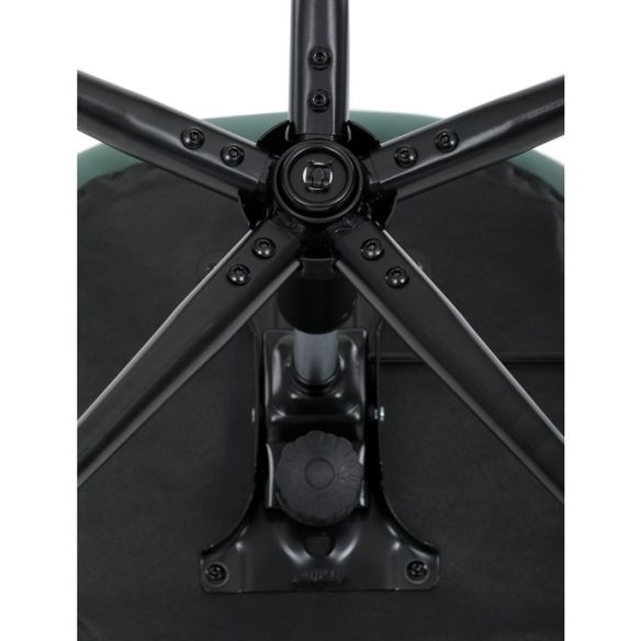 Pracovná stolička, výškovo nastaviteľná, zelená látka, KA-V3120 GRN3