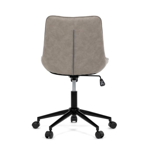 Pracovná stolička, výškovo nastaviteľná, béžová látka, KA-V3120 LAN3