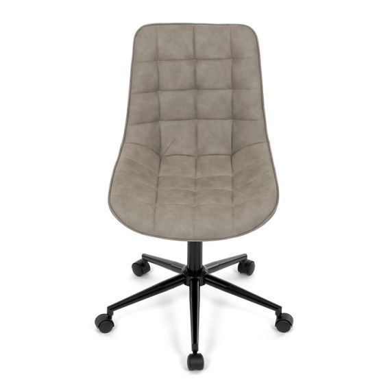 Pracovná stolička, výškovo nastaviteľná, béžová látka, KA-V3120 LAN3