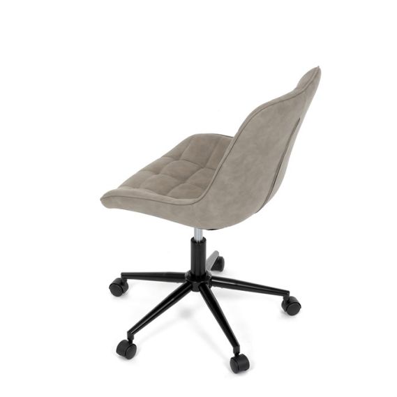 Pracovná stolička, výškovo nastaviteľná, béžová látka, KA-V3120 LAN3