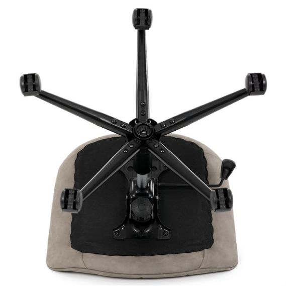 Pracovná stolička, výškovo nastaviteľná, béžová látka, KA-V3120 LAN3