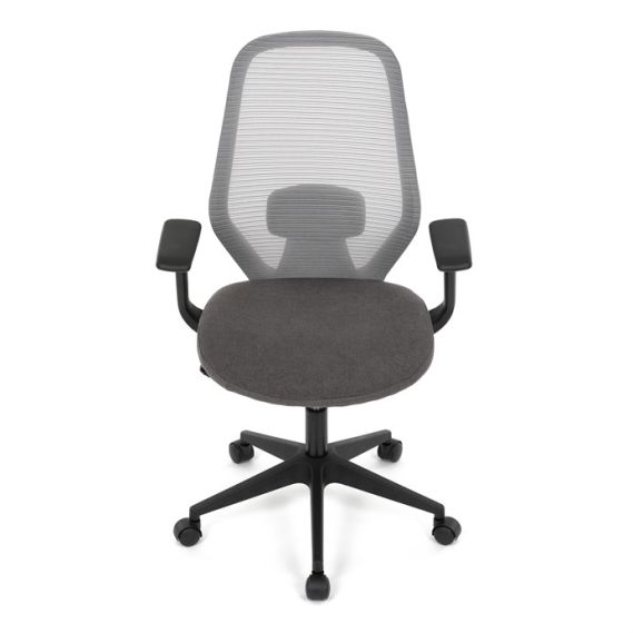 Kancelárska stolička, hojdací mechanizmus, šedá sieťovina, KA-V3149 GREY