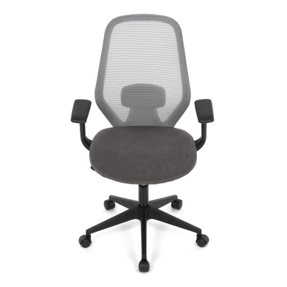 Kancelárska stolička, hojdací mechanizmus, šedá sieťovina, KA-V3149 GREY