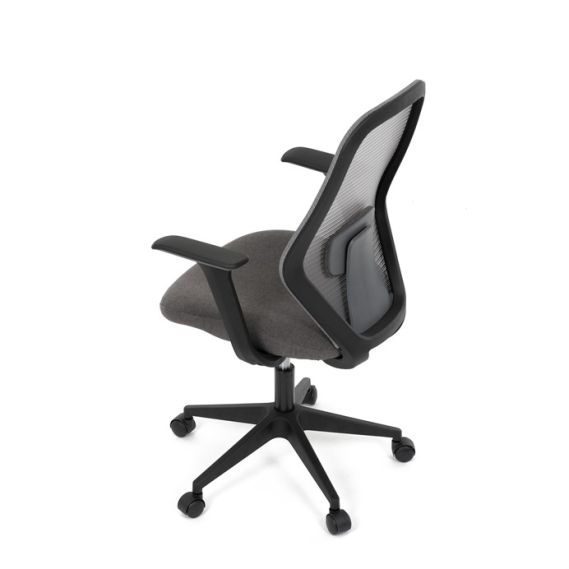 Kancelárska stolička, hojdací mechanizmus, šedá sieťovina, KA-V3149 GREY