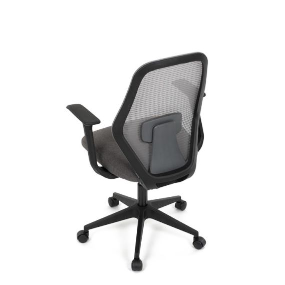 Kancelárska stolička, hojdací mechanizmus, šedá sieťovina, KA-V3149 GREY