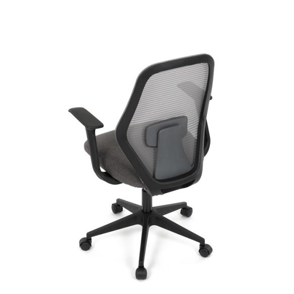 Kancelárska stolička, hojdací mechanizmus, šedá sieťovina, KA-V3149 GREY
