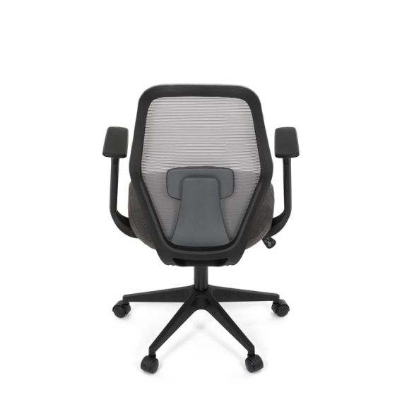 Kancelárska stolička, hojdací mechanizmus, šedá sieťovina, KA-V3149 GREY
